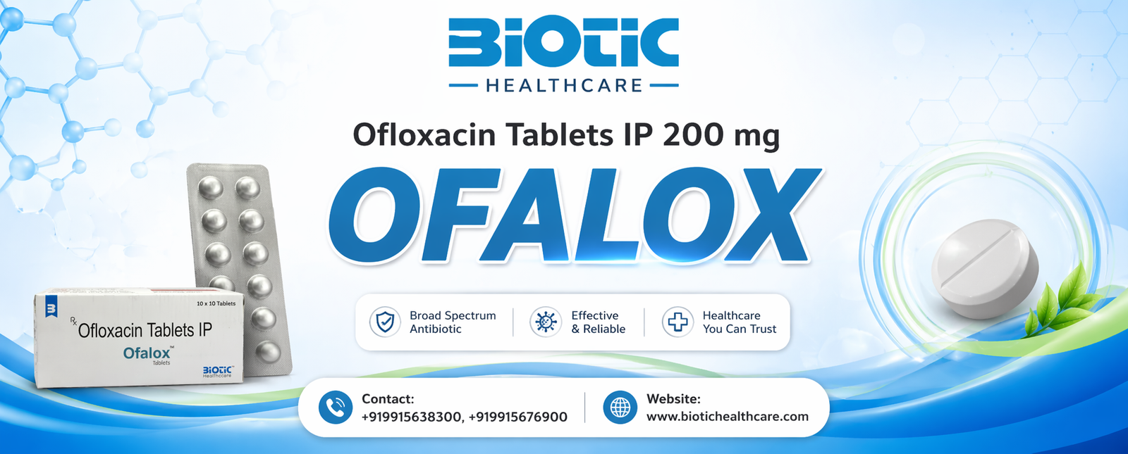Ofloxacin Tablets IP 200 mg