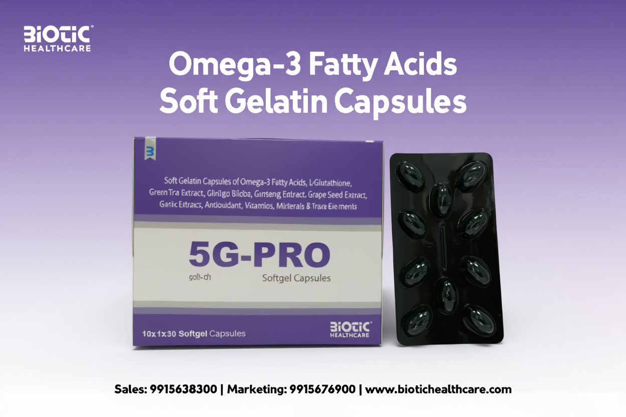 Omega-3 Fatty Acids Soft Gelatin Capsules
