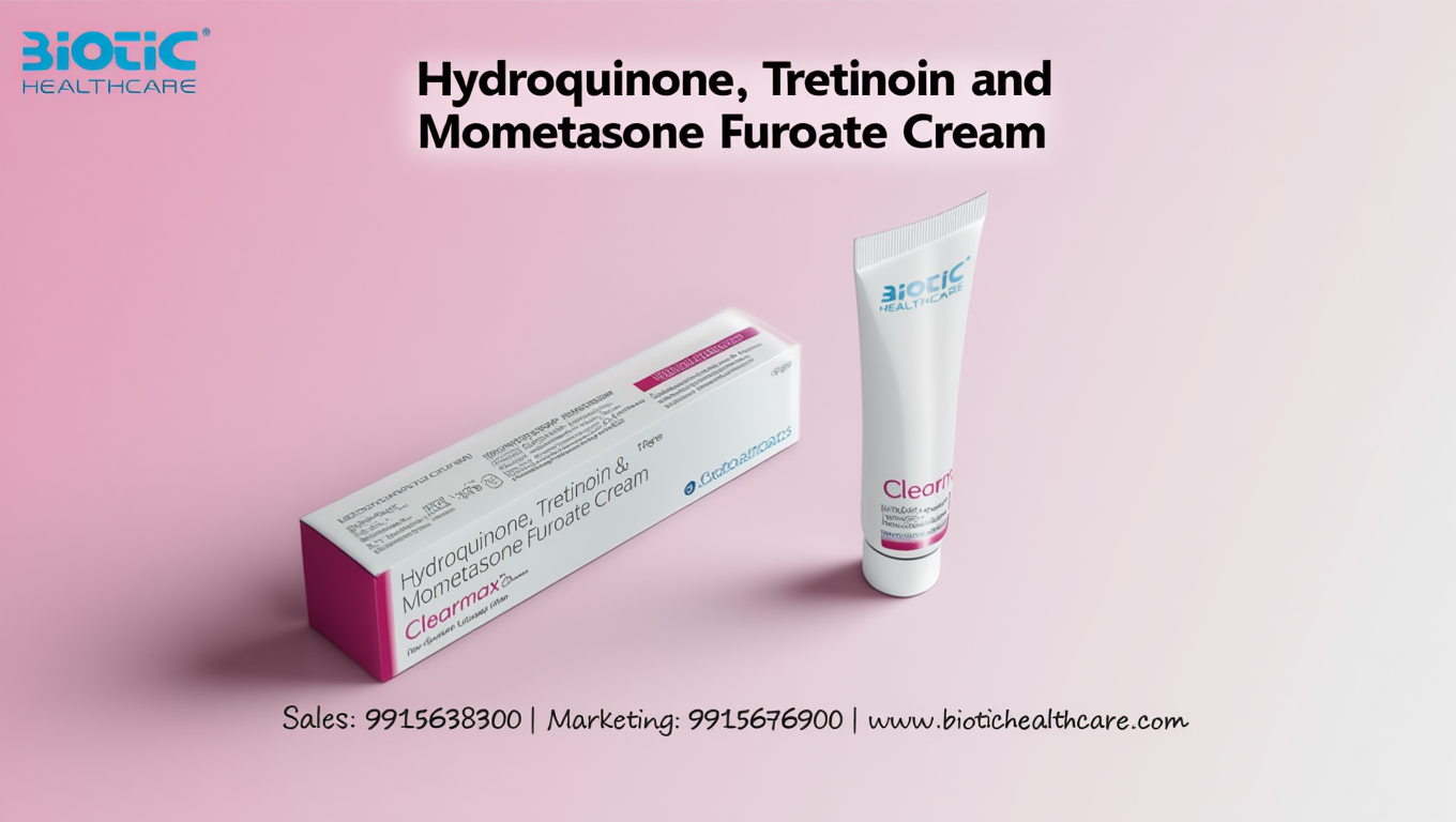 Hydroquinone, Tretinoin and Mometasone Furoate Cream